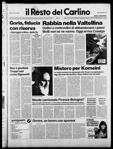 Il Resto del Carlino : giornale dell'Emilia